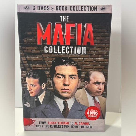 The mafia collection 6 DVD’s & book collection get the true stories of the mafia - Picture 1 of 4